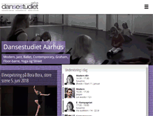 Tablet Screenshot of dansestudiet.dk